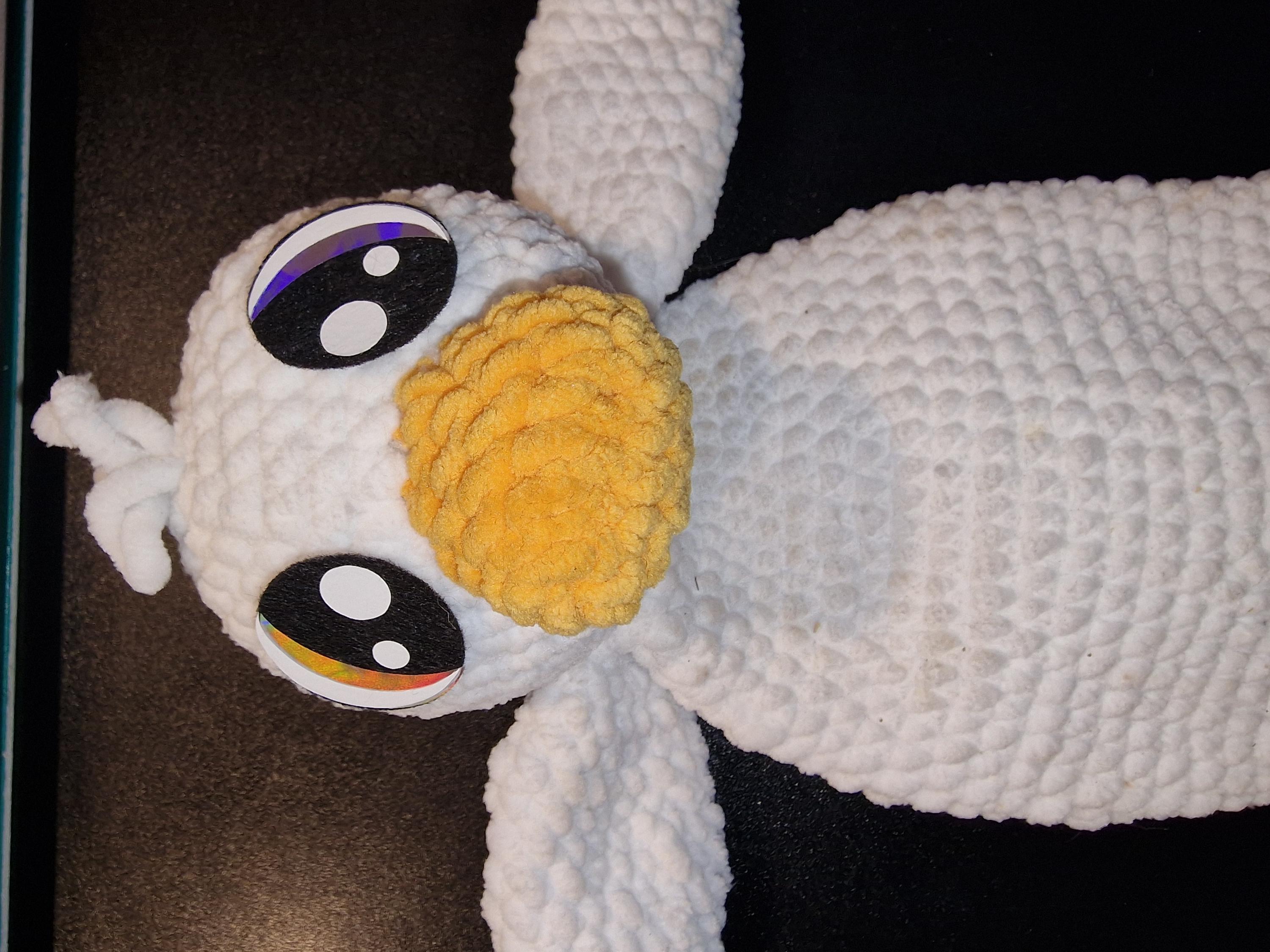 Holographic Silver Eyes: Felt & Vinyl Amigurumi Craft Eyes (5 Sets)