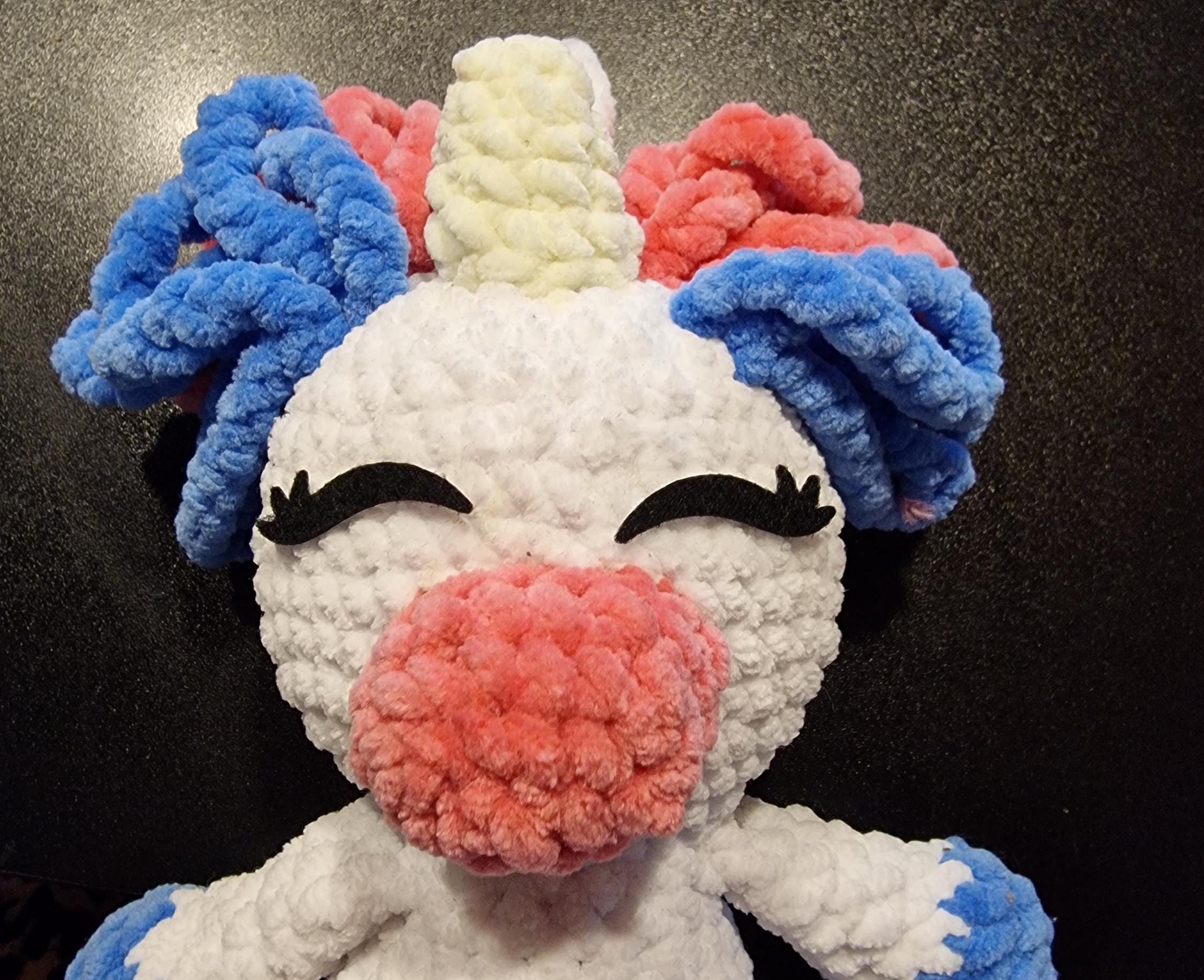 5 Set (10 lashes)  Lashes Unicorn/Doll/Amigurumi.  Various Styles. (1.5"-3")