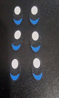 Felt & Vinyl Amigurumi Eyes: 3 Sets (20-30mm)