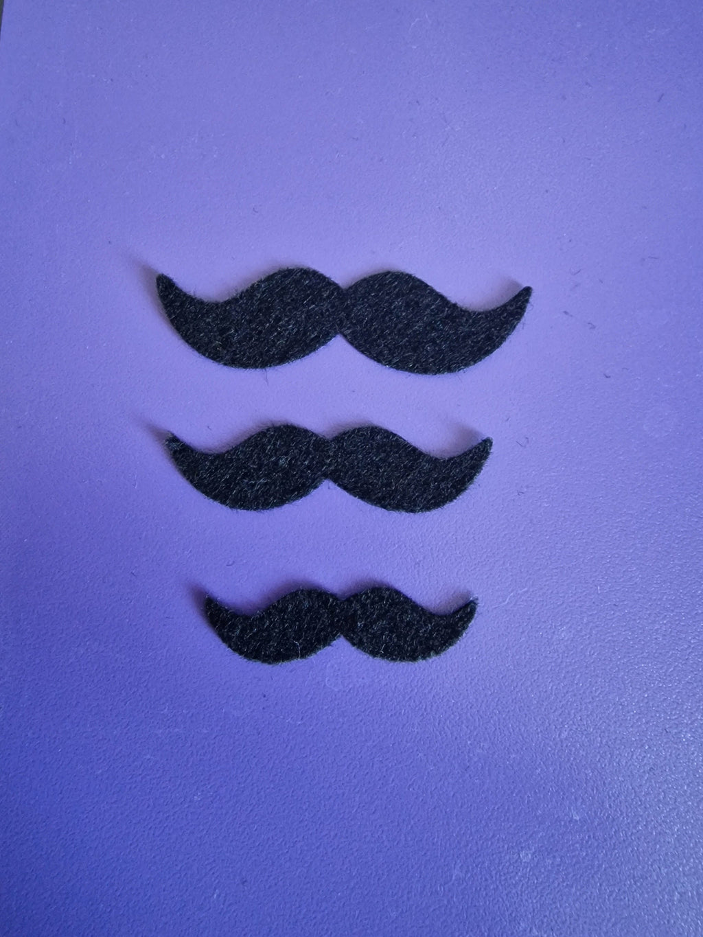 Felt Moustaches Set: Amigurumi Craft Embellishments (40-60mm)