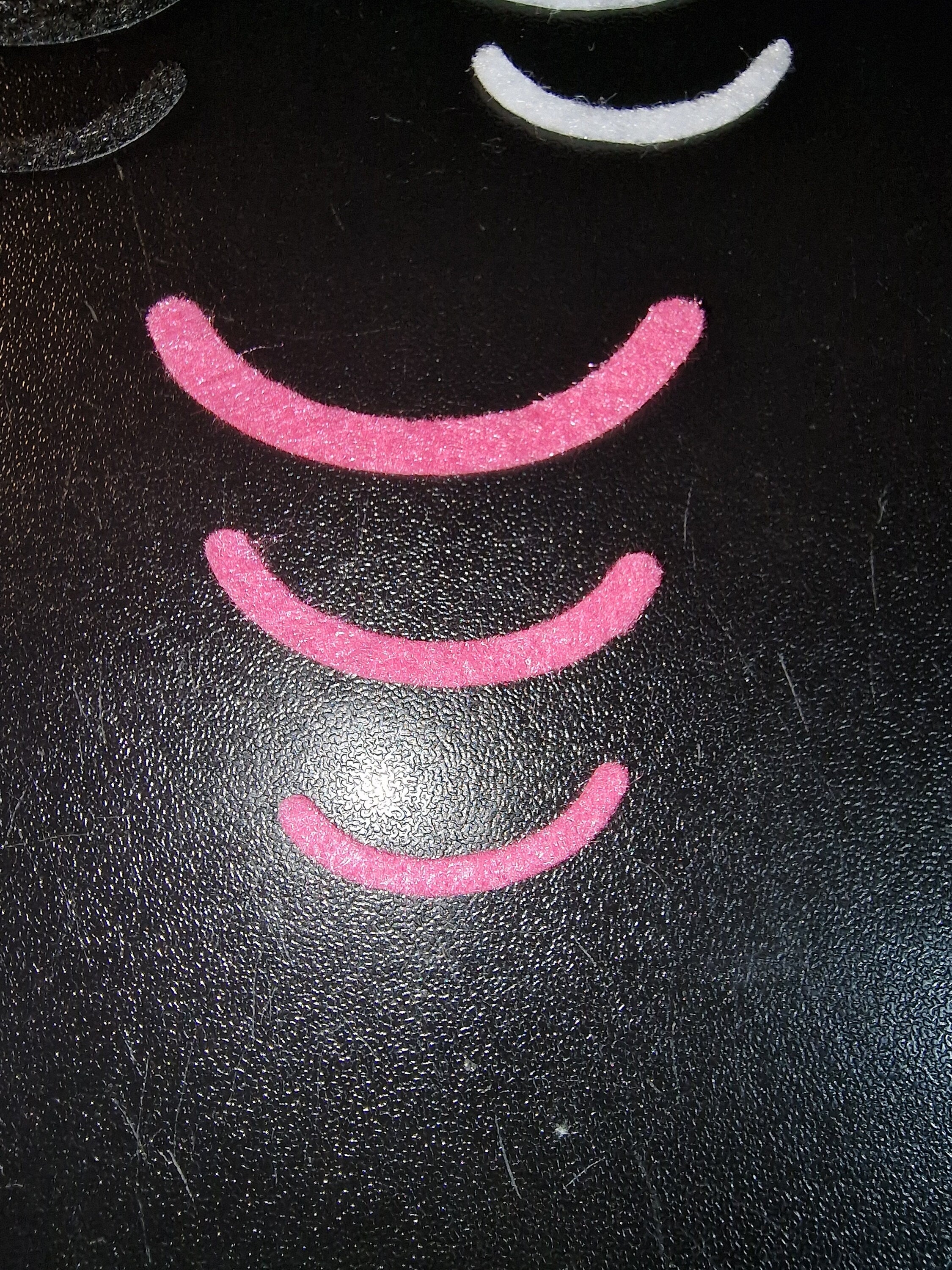 Set of 5 Felt Thin Mouths Amigurumi Craft (30-50mm)