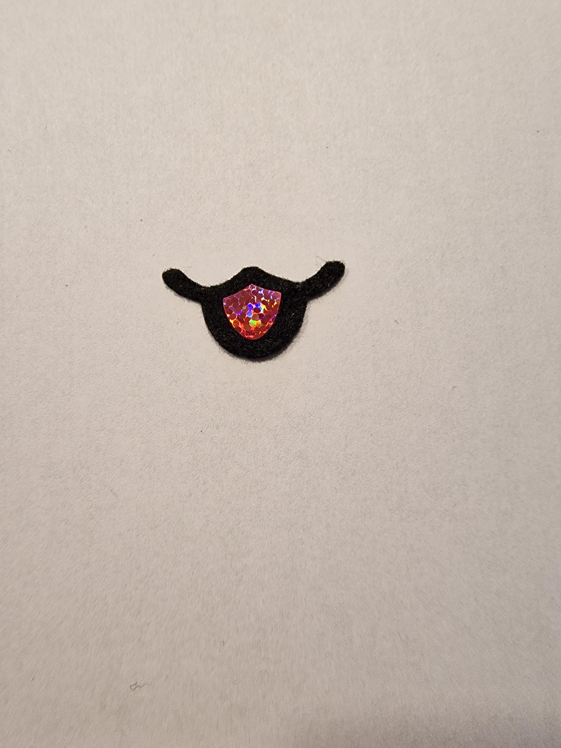 Set of 5 Felt and Vinyl Mouths Amigurumi Craft Style 1 (30-50mm)