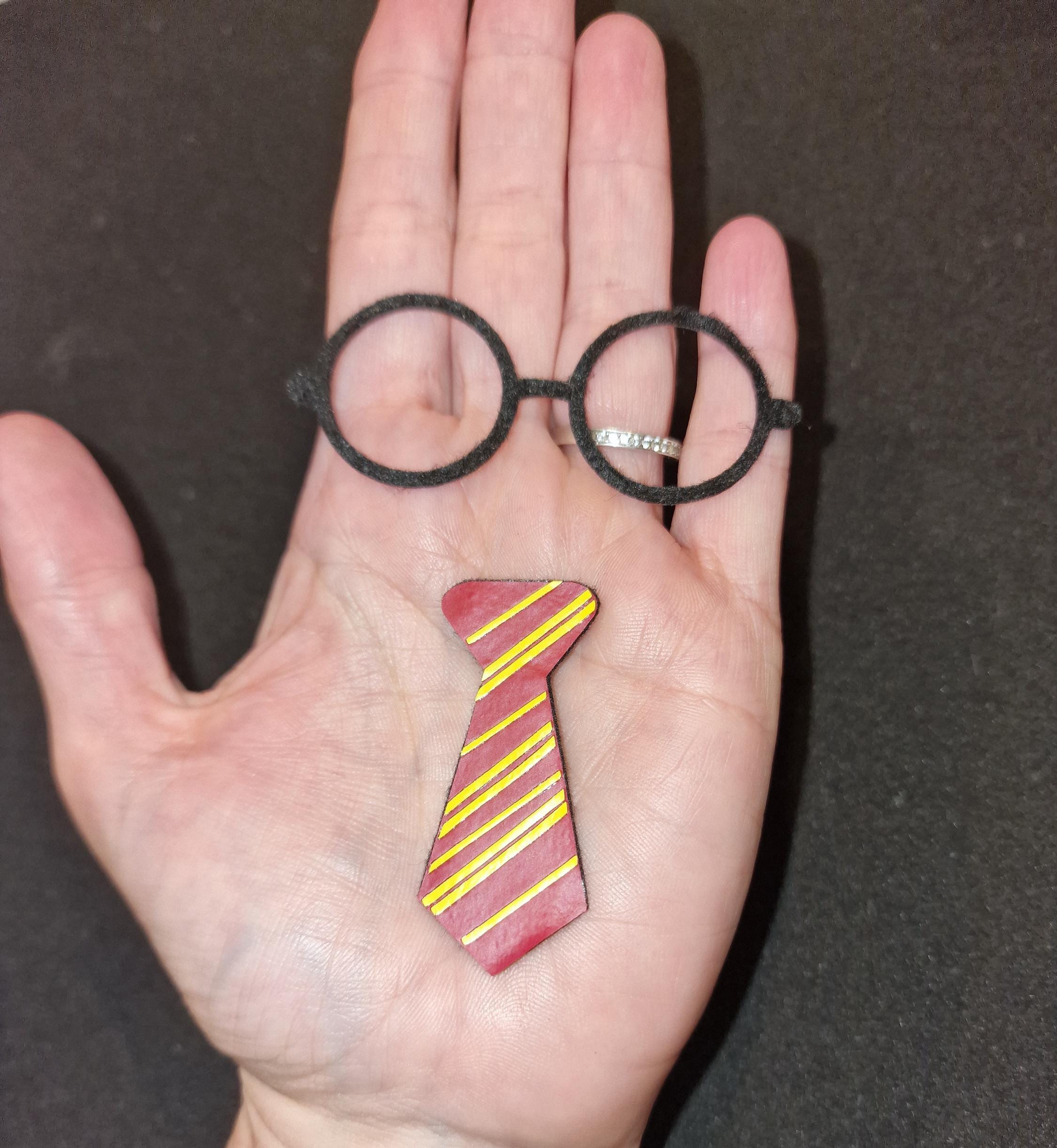 Felt Glasses and Ties. Different Colour Ties Available. Plushie. Amigurimi. Crafts