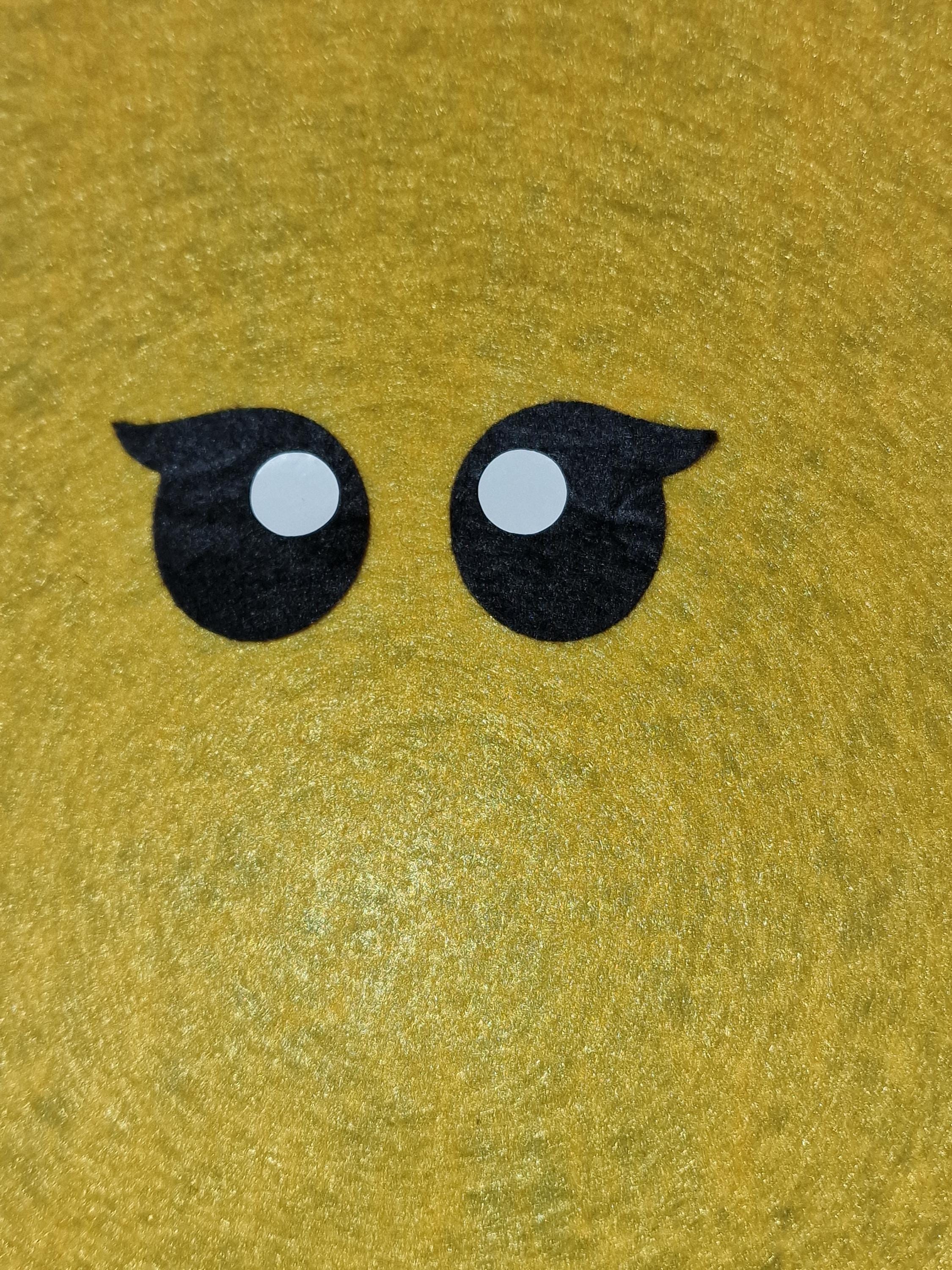 Single Lash Felt + Vinyl Eyes 5 Sets (25-40mm)