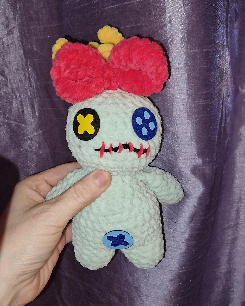 Zombie Doll Set Felt/Vinyl Eyes Amigurumi Craft Eyes (0.5" - 1")