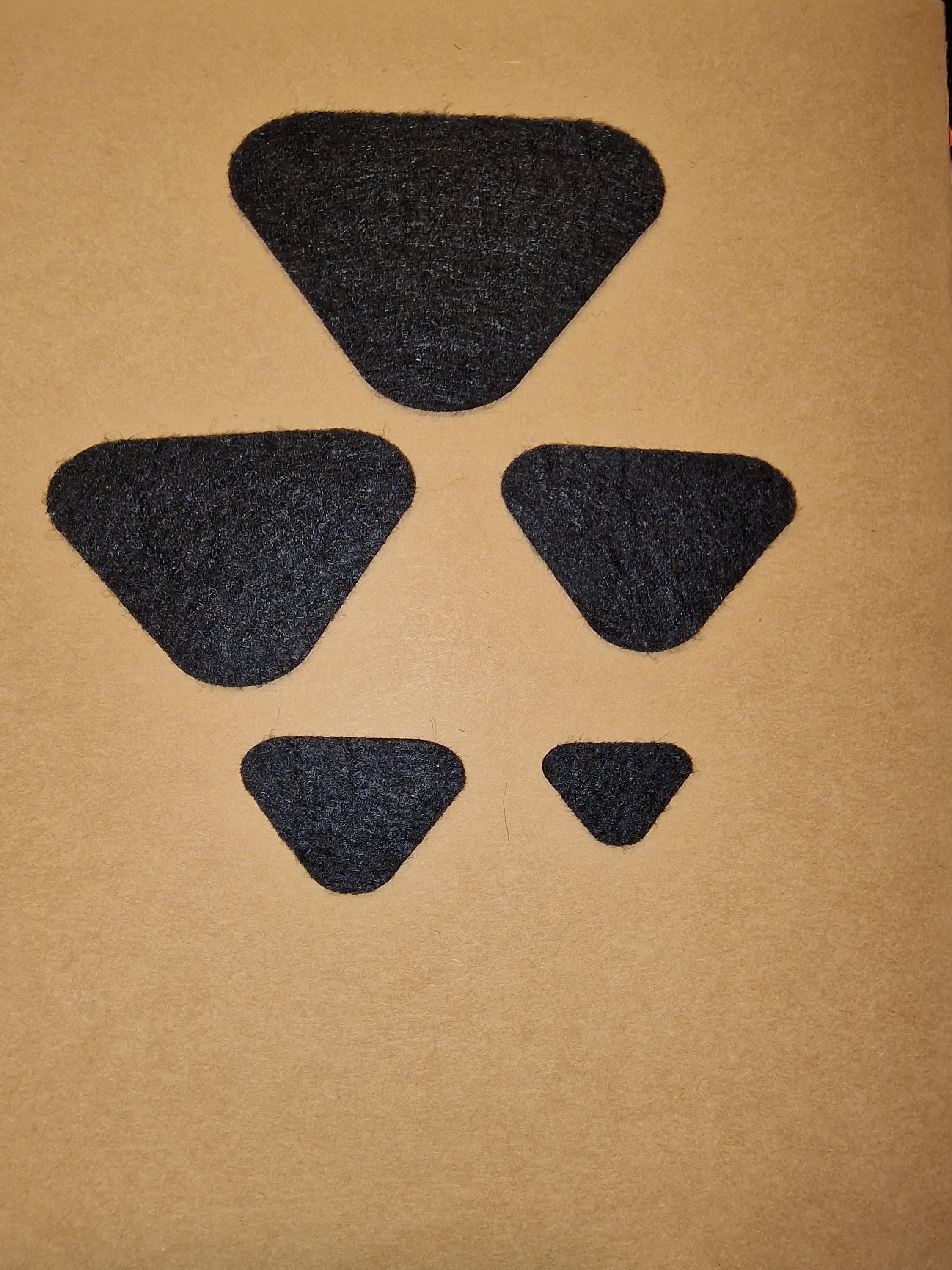 Felt Noses for Amigurumi Plushies: 5pcs Craft Supplies (1cm-4cm)