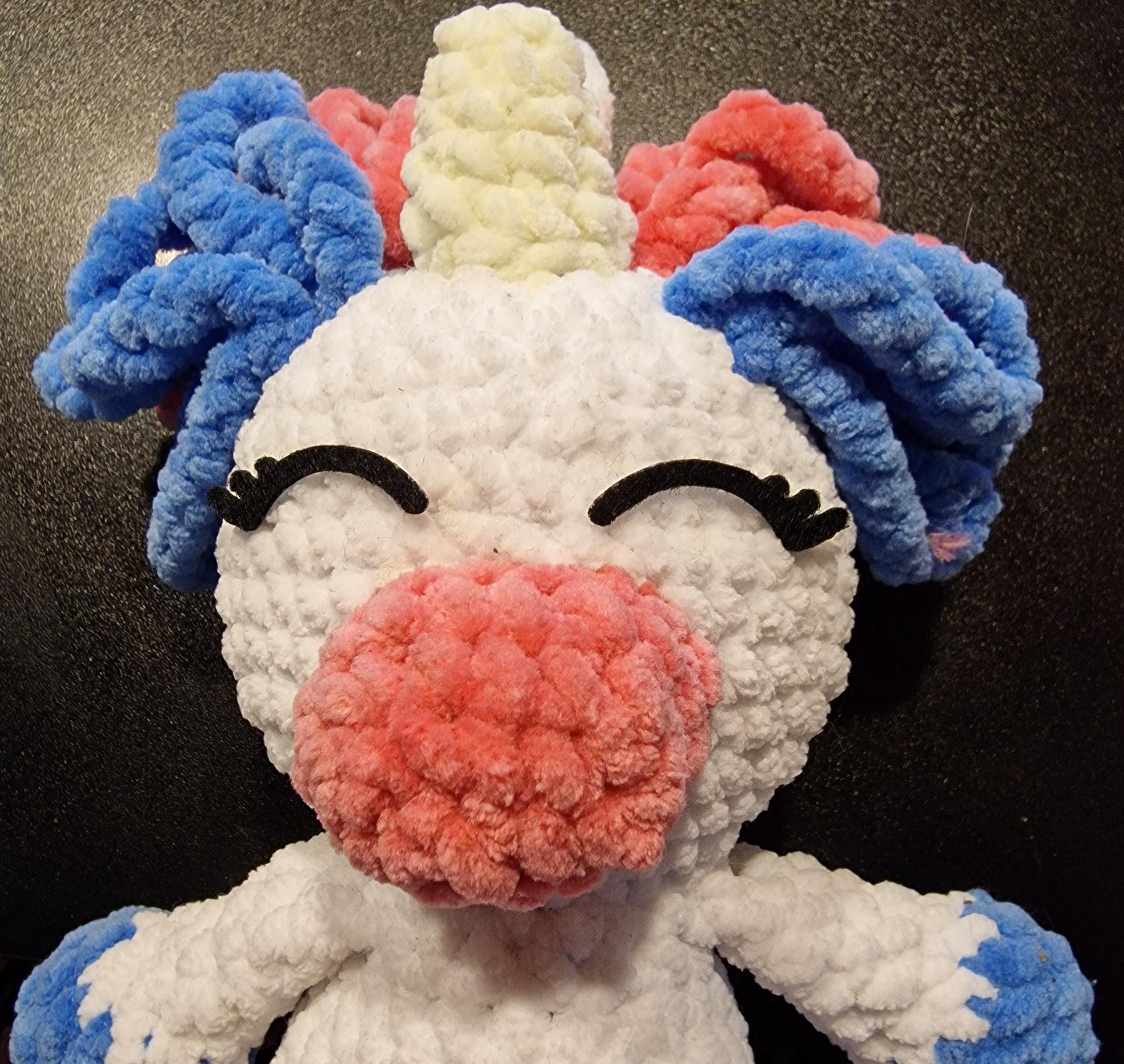 5 Set (10 lashes)  Lashes Unicorn/Doll/Amigurumi.  Different Styles. (1.5"-3")