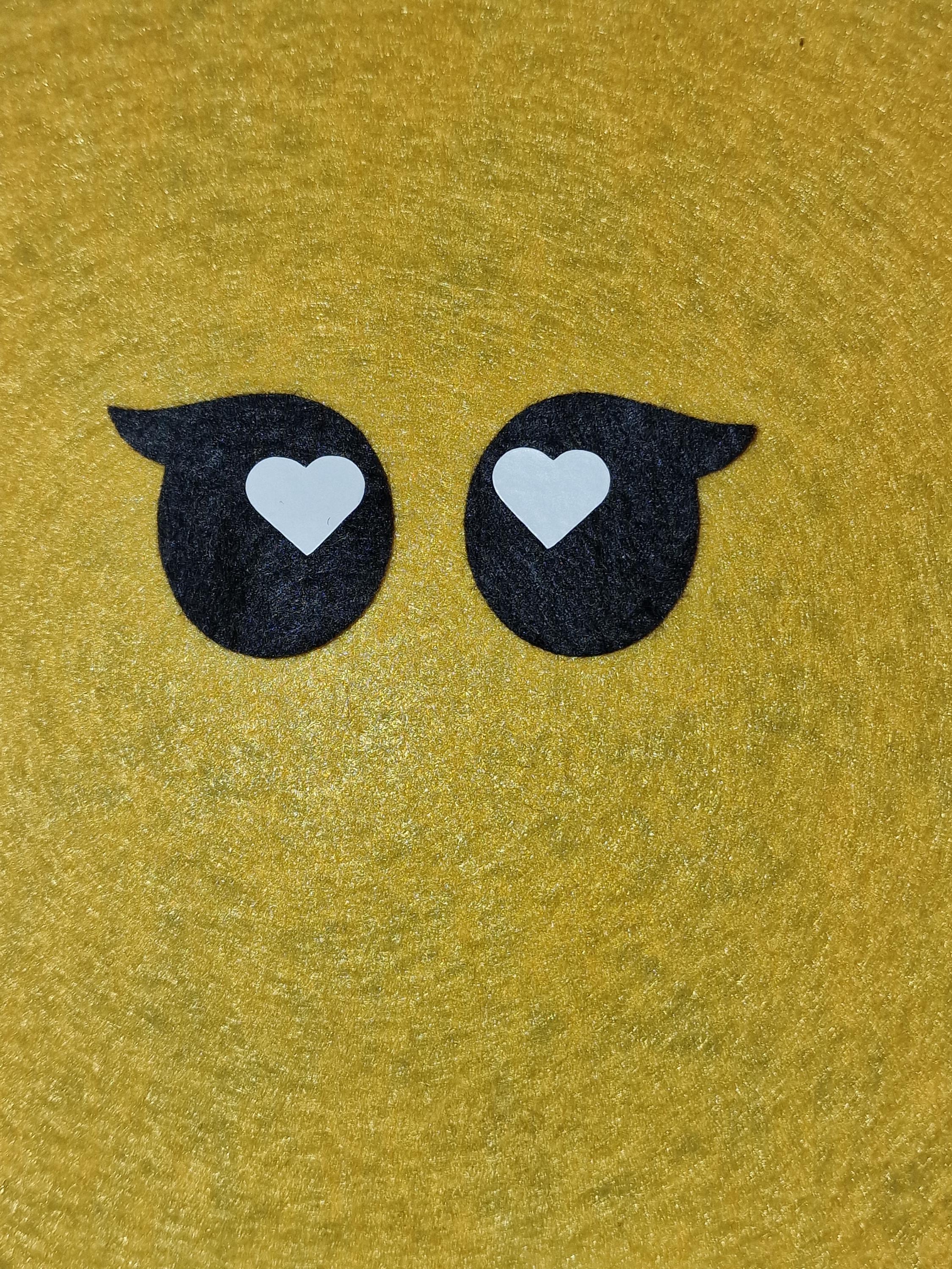 Single Lash Felt + Vinyl Eyes 5 Sets (25-40mm)