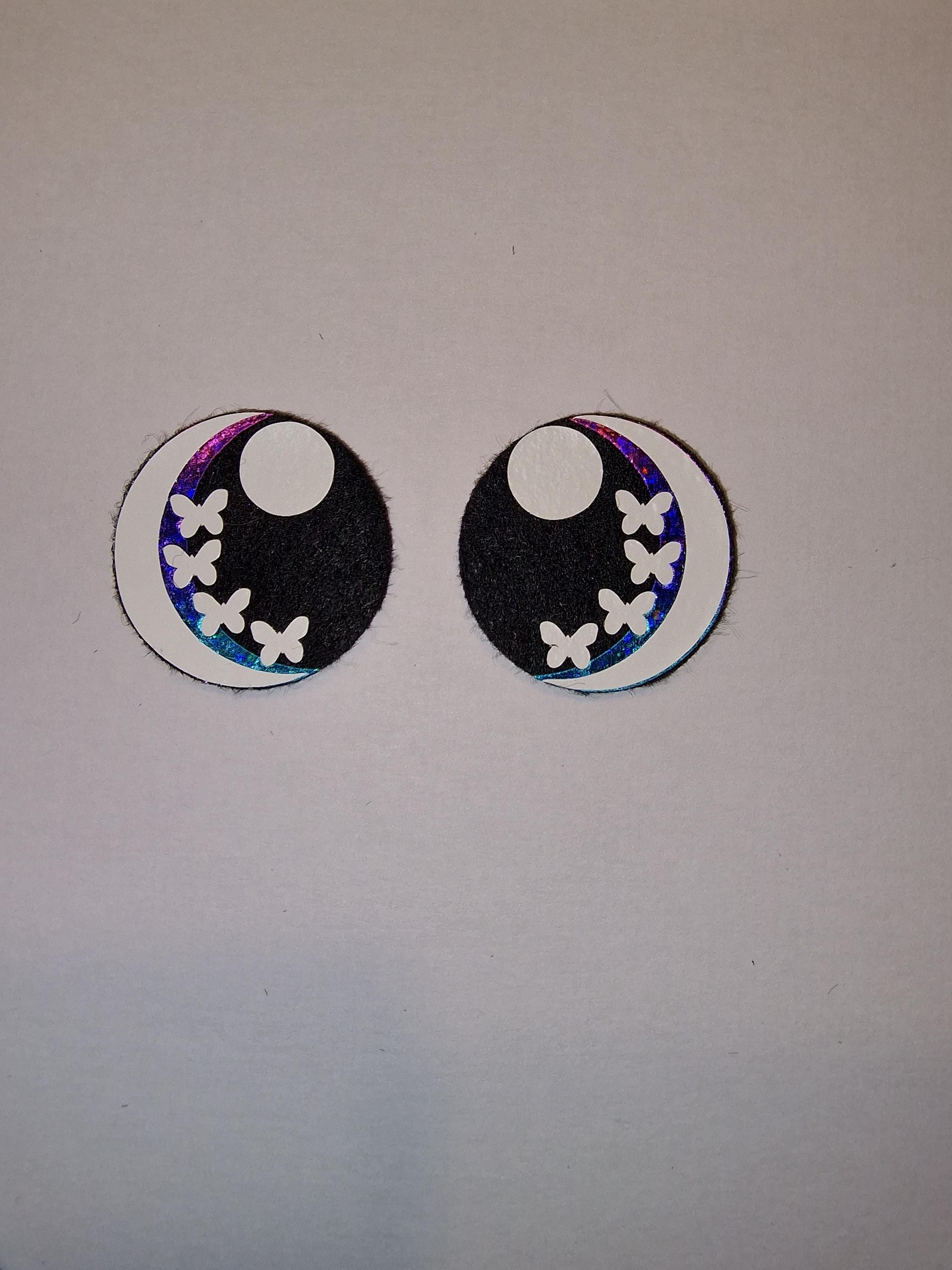 5 sets (10 eyes) Eyes Spring Styles Available Glitter/Holographic/Rainbow Ombre (30-40mm)