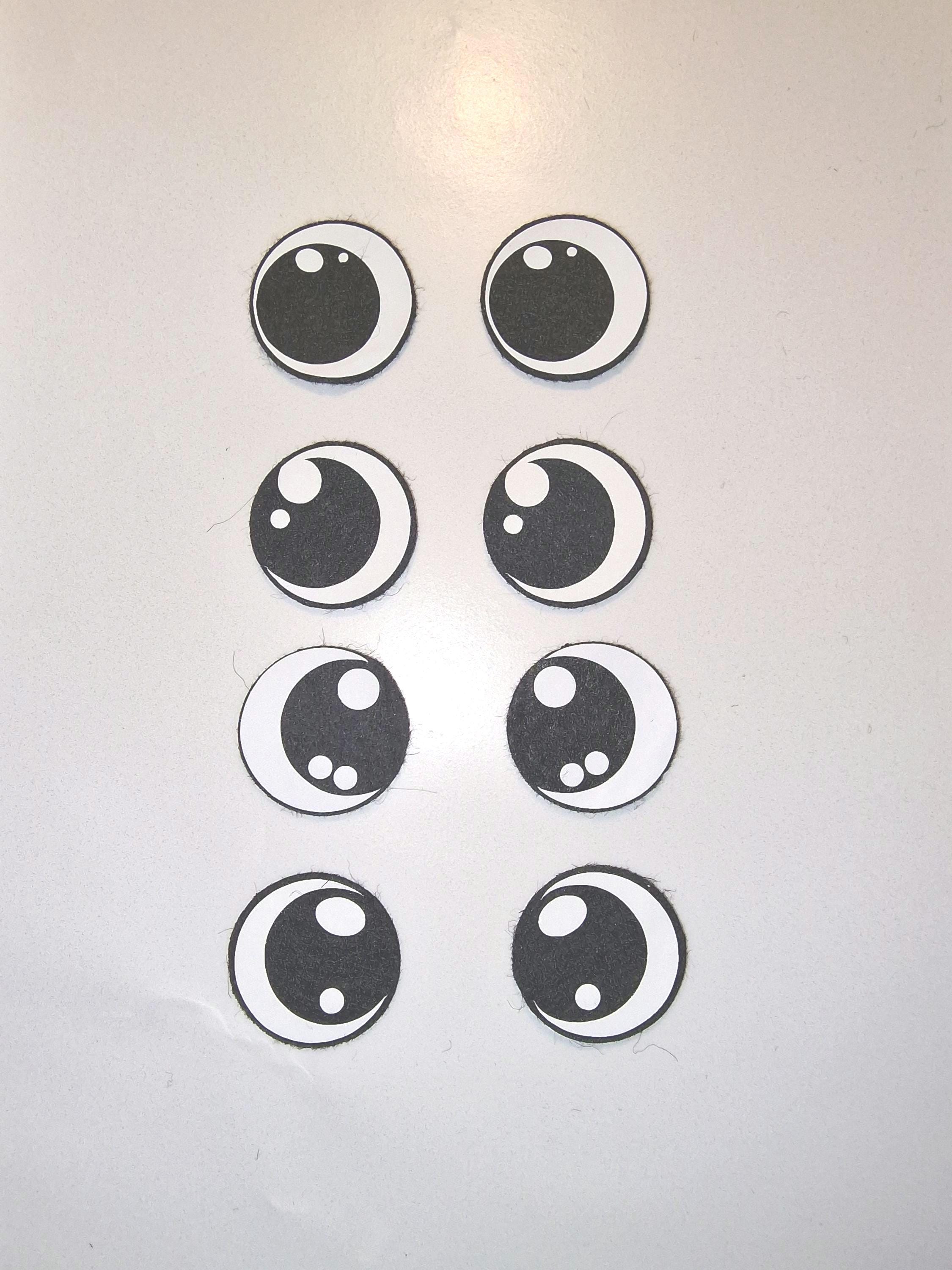 Amigurumi Eyes: Felt & Vinyl, 20-60mm (5 Sets/10 Eyes) Made To Order