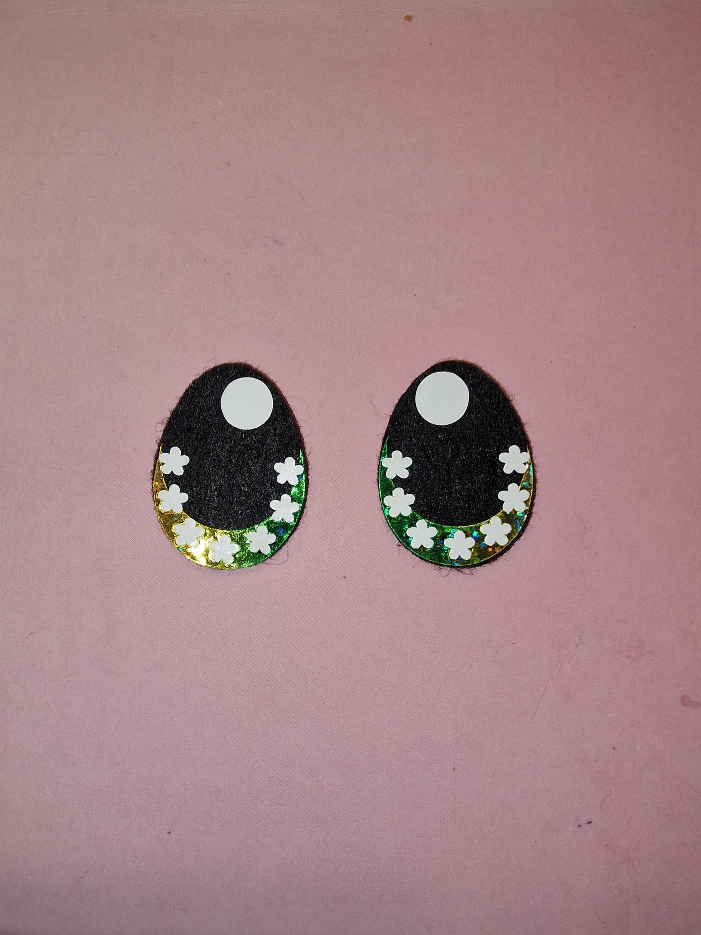 5 sets (10 eyes) Egg Eyes Spring Available Glitter/Holographic/Rainbow Ombre (30-40mm)