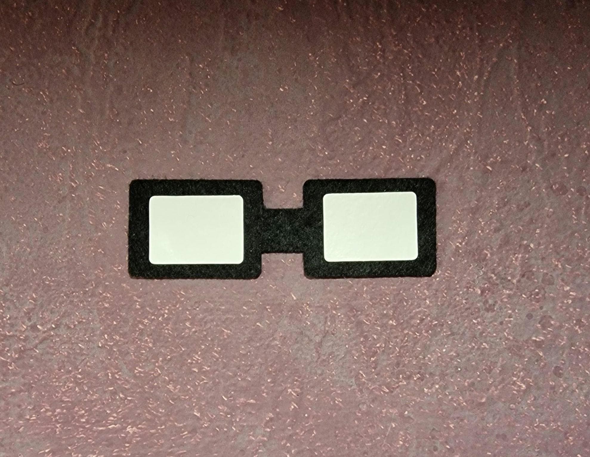 Set of 5 Felt and Vinyl Glasses For Amigurumi/Crafts 3 Sizes Available