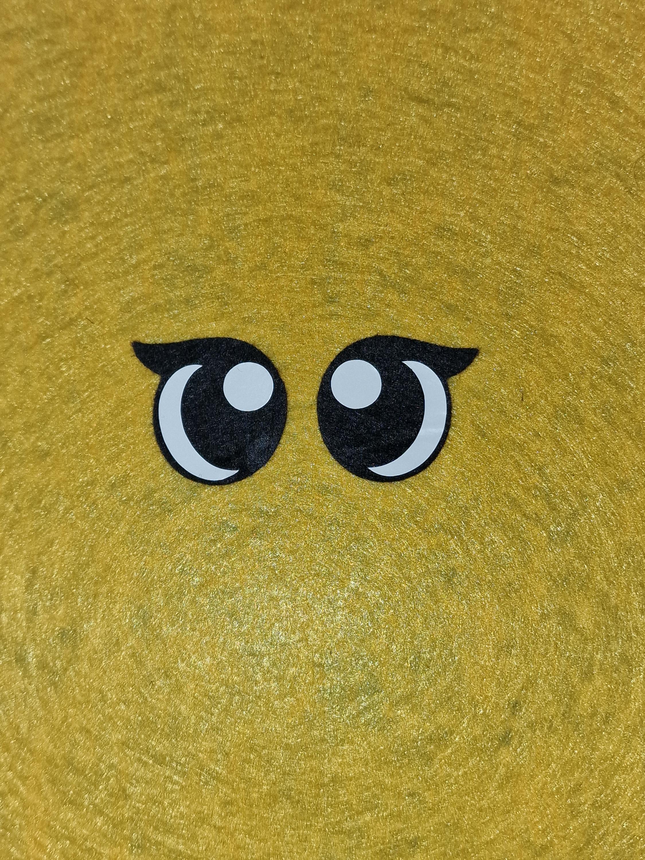 Single Lash Moon Felt + Vinyl Eyes 5 Sets (25-40mm)