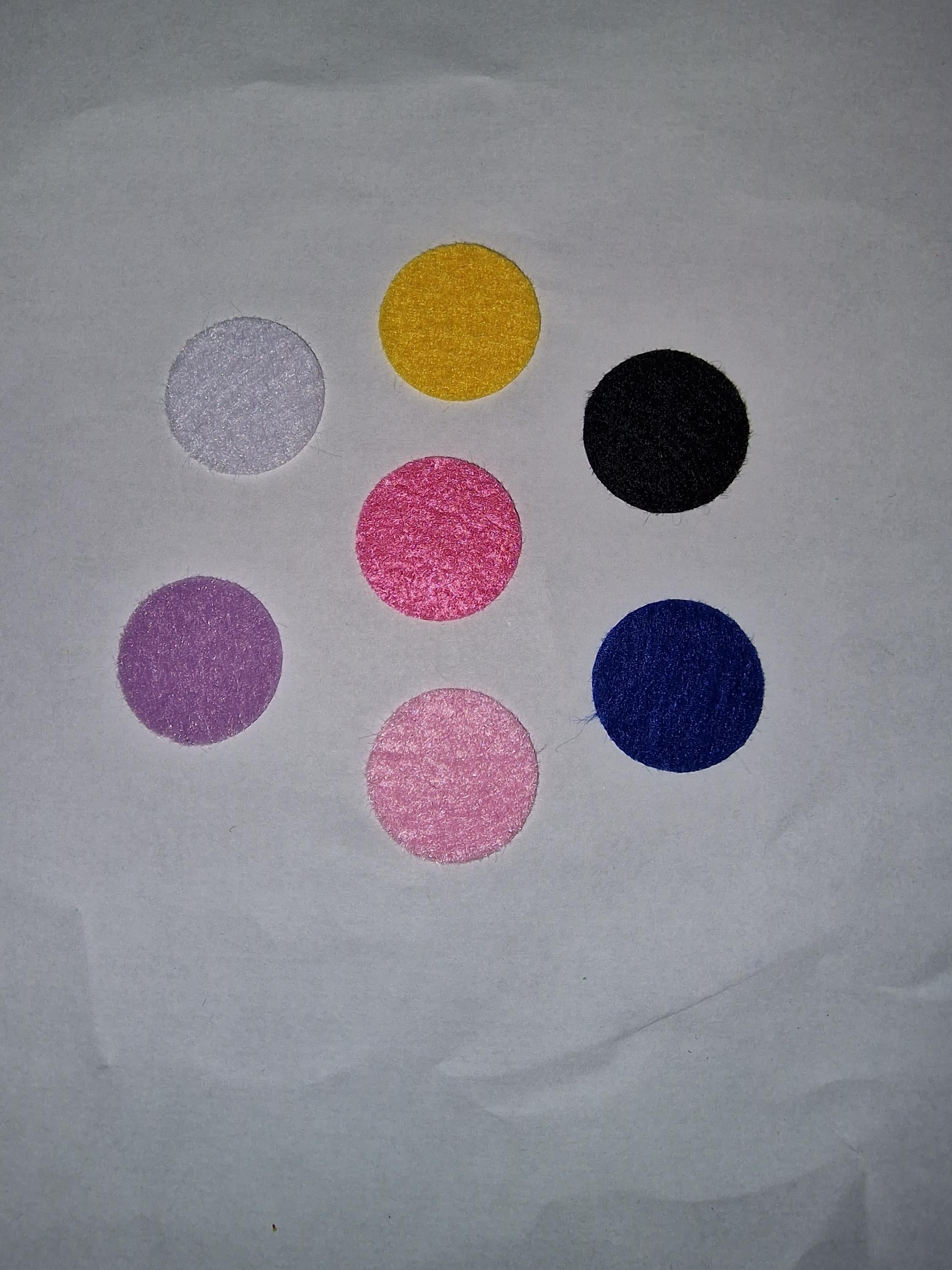 Felt Rounds Non Woven 35pcs Many Colours Available (15mm-50mm)