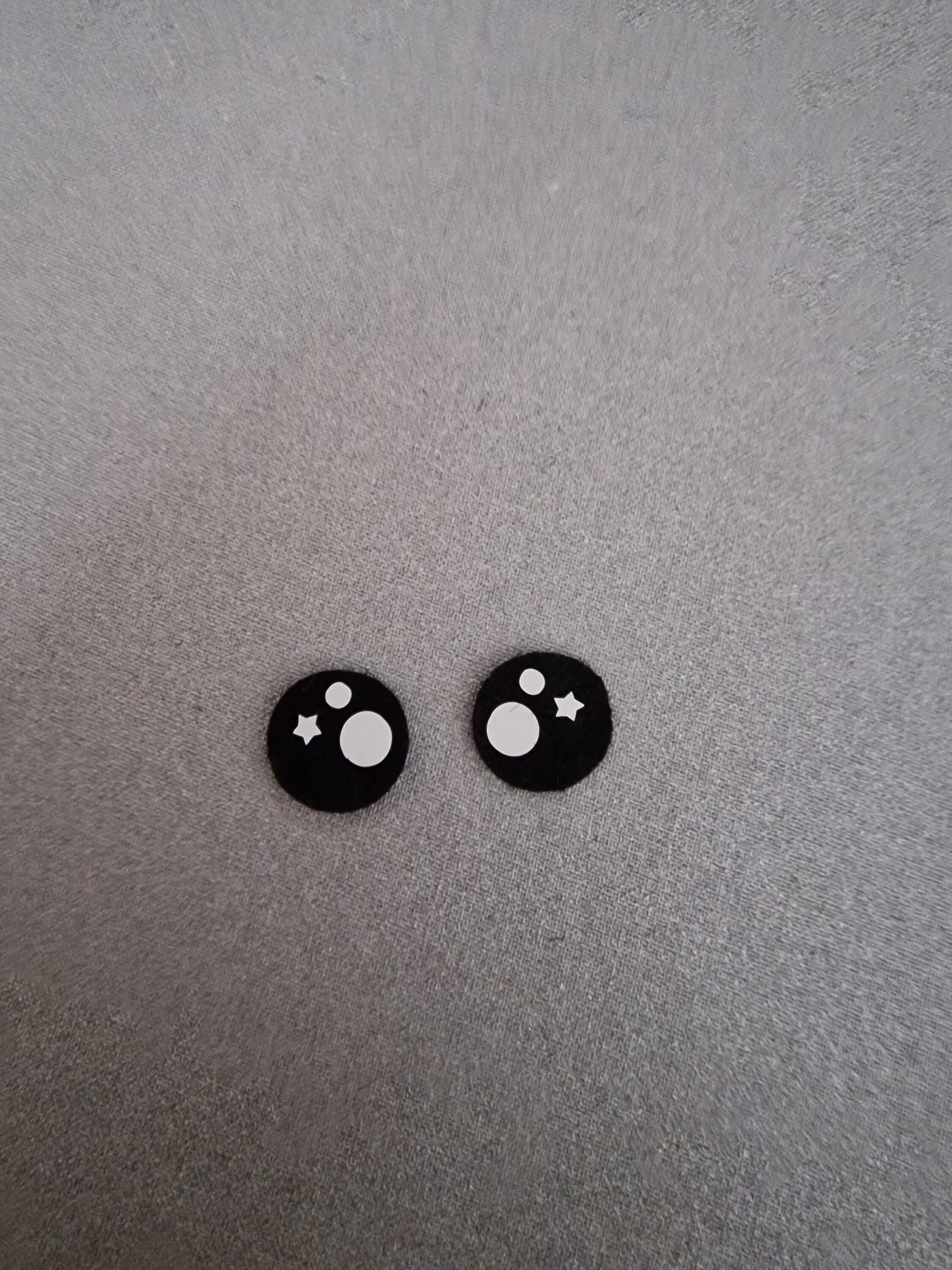 Felt Amigurumi Eyes - Simply Felt/Vinyl, 5 Sets (10mm-60mm)