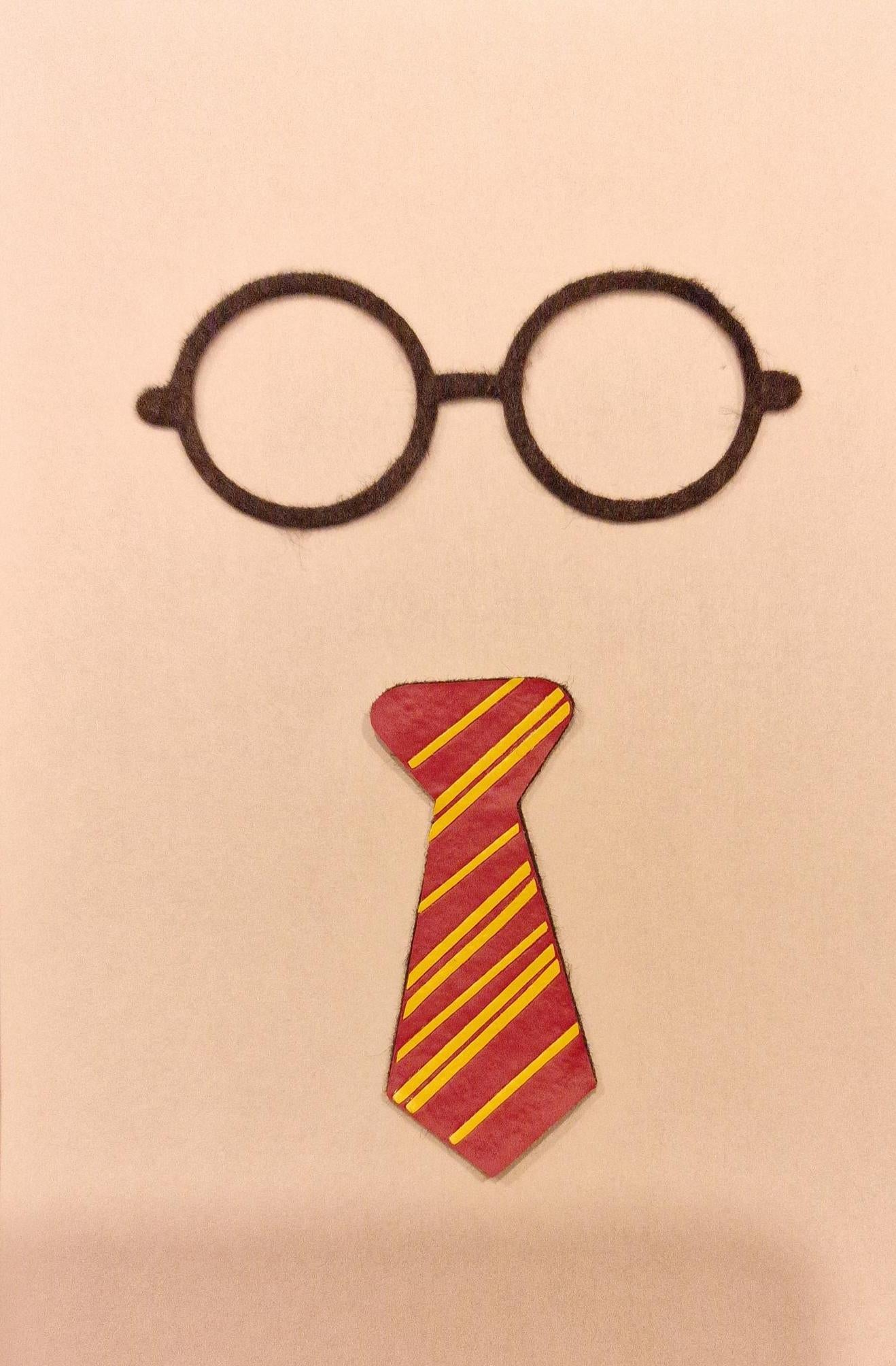 Felt Glasses and Ties. Different Colour Ties Available. Plushie. Amigurimi. Crafts