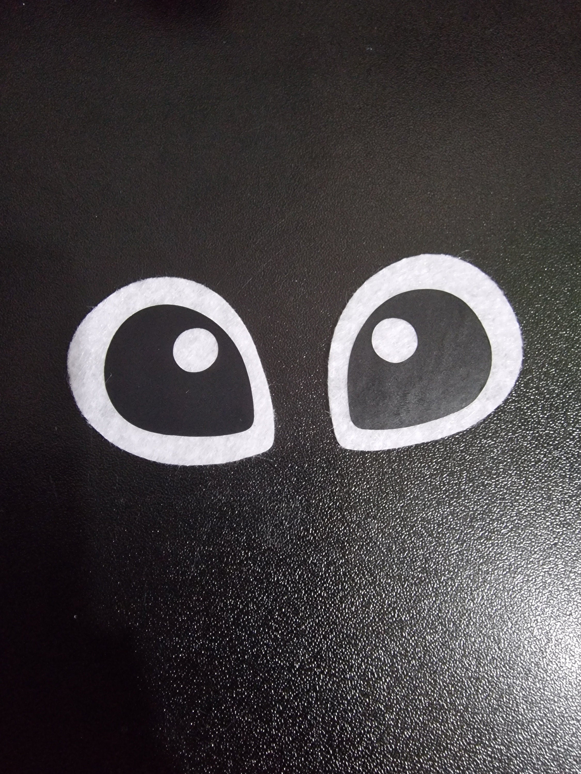 Alien Felt Eyes: Amigurumi Plushie Craft Eyes (0.5"-2.5")