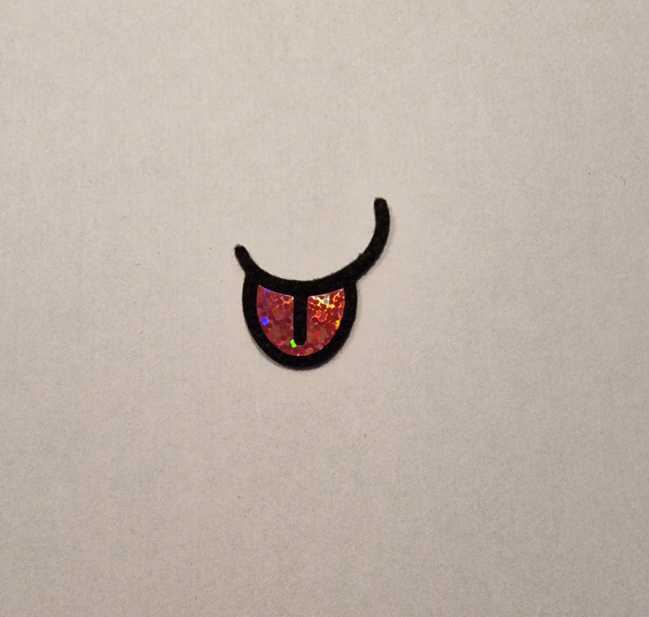 Set of 5 Felt and Vinyl Mouths Amigurumi Craft STYLE 2 (30mm-50mm)