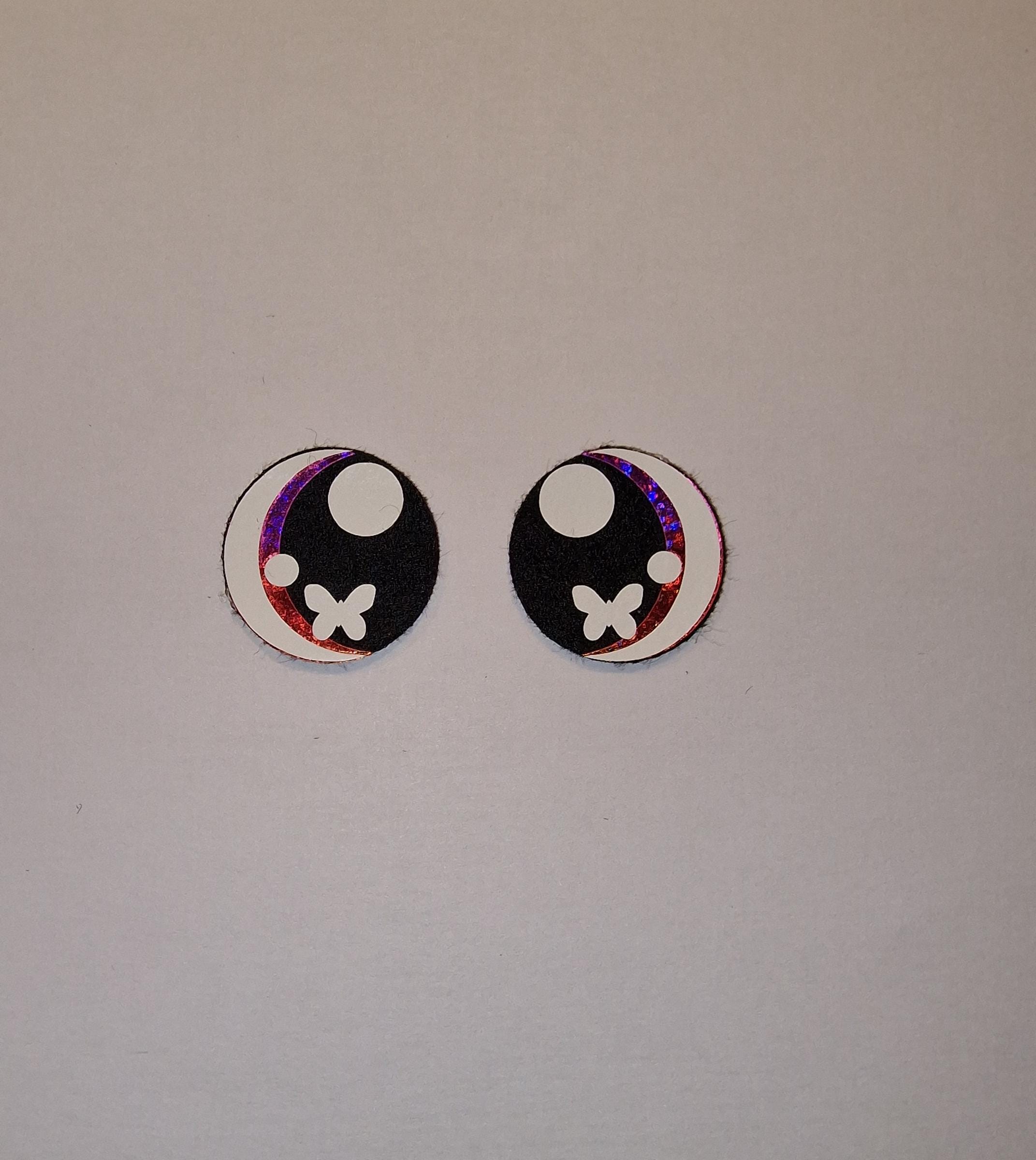 5 sets (10 eyes) Eyes Spring Styles Available Glitter/Holographic/Rainbow Ombre (30-40mm)