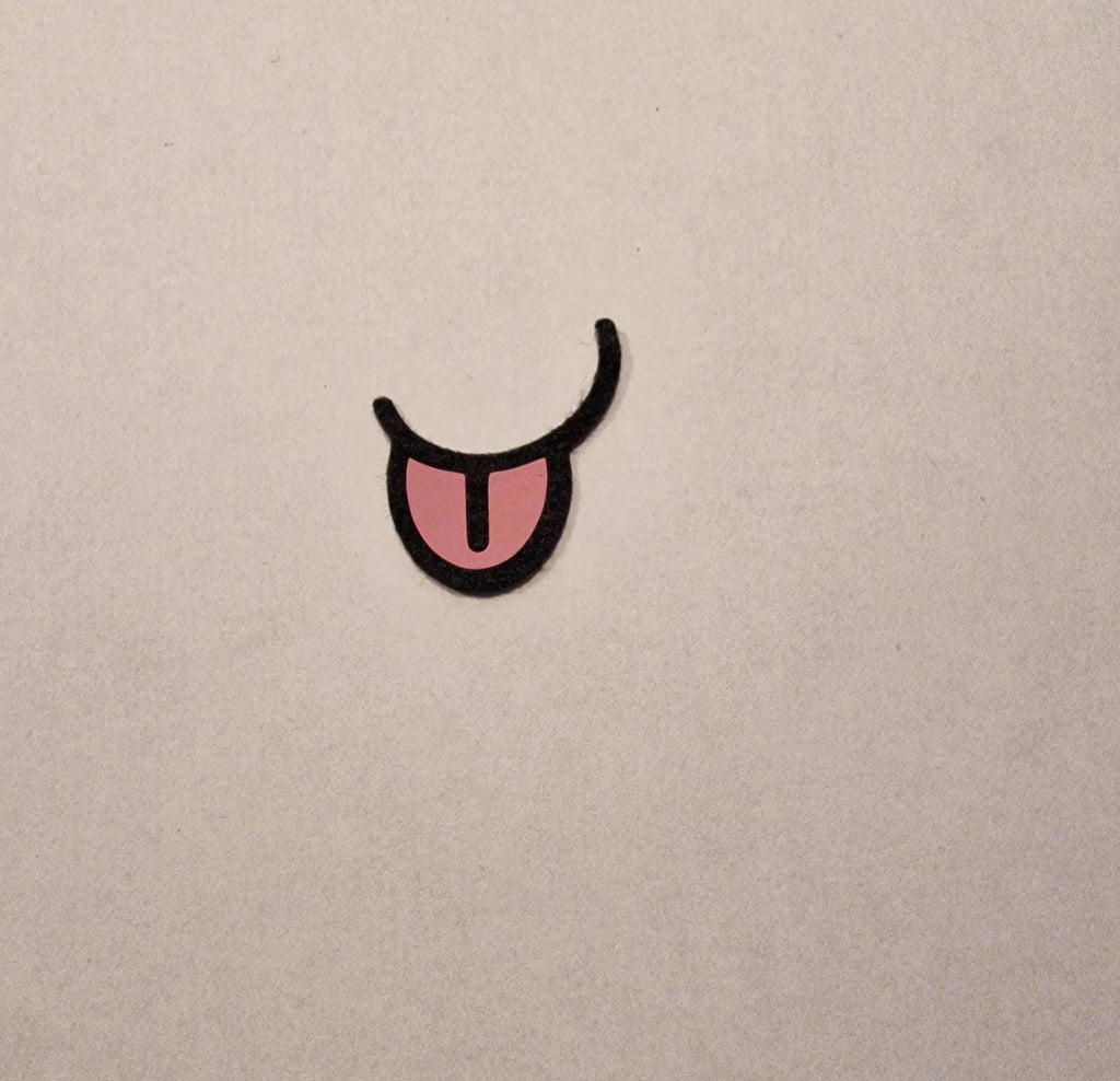 Set of 5 Felt and Vinyl Mouths Amigurumi Craft STYLE 2 (30mm-50mm)