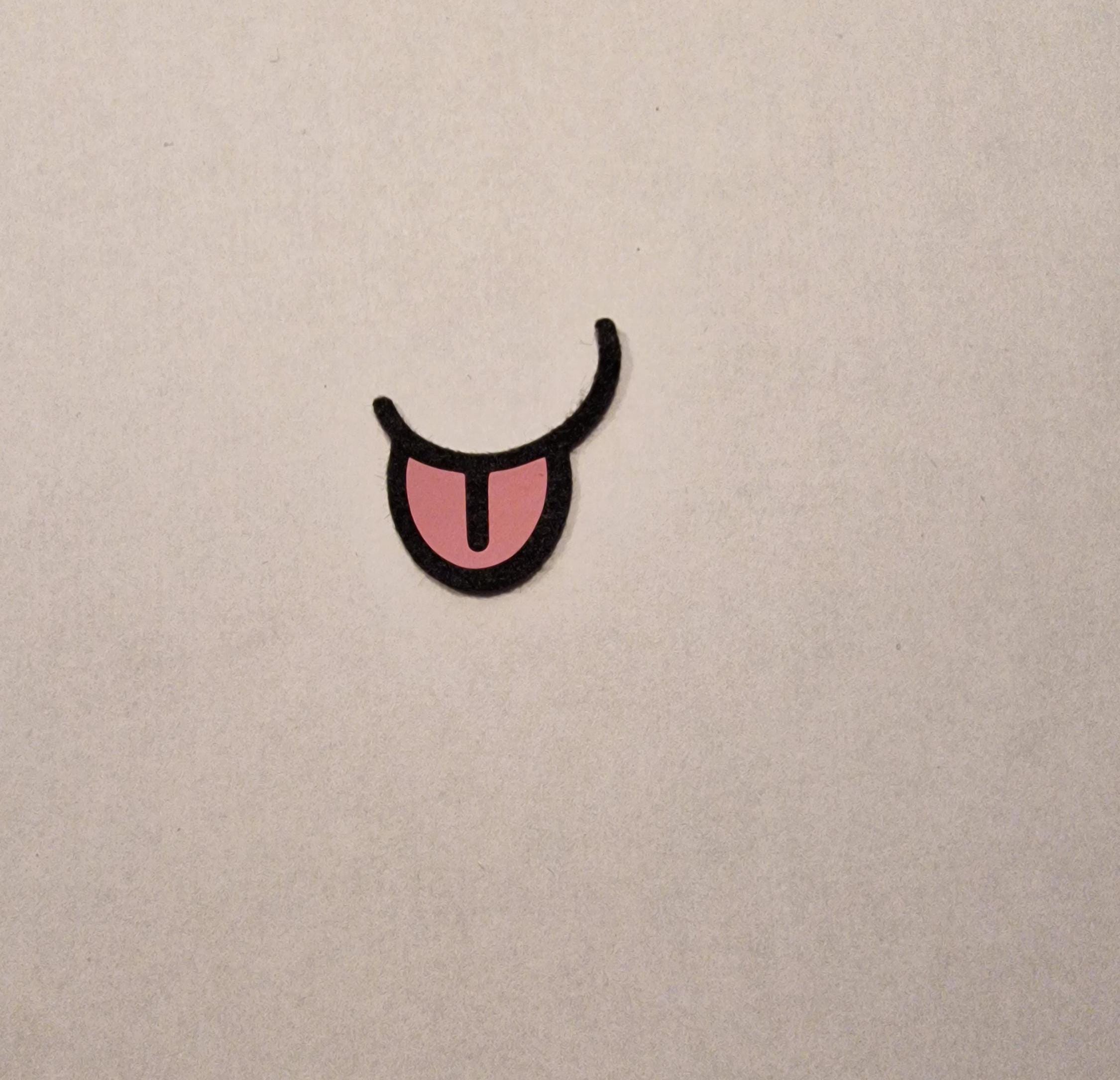 Set of 5 Felt and Vinyl Mouths Amigurumi Craft STYLE 2 (30mm-50mm)