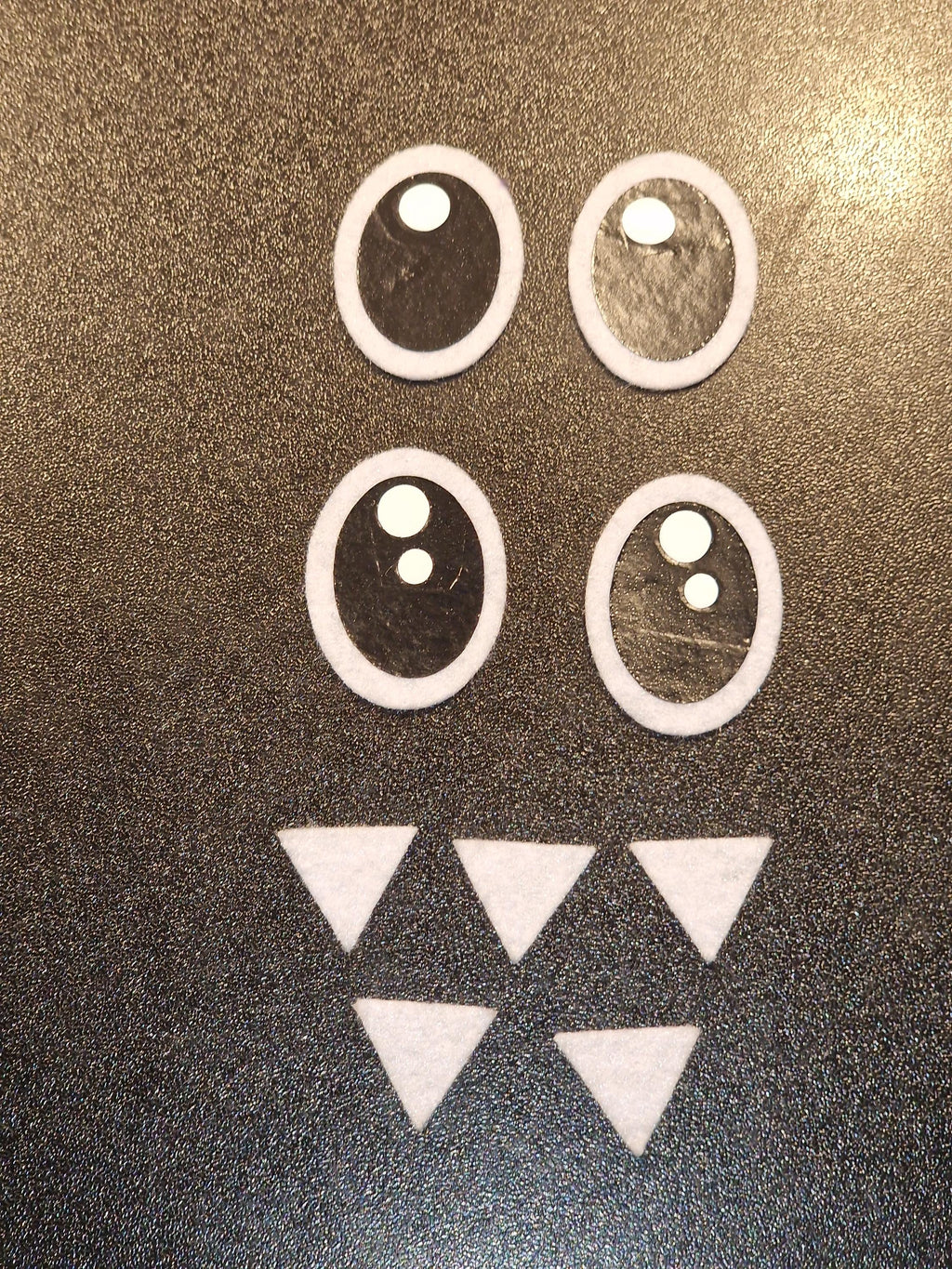 Full Set. Monster Face.  Different Styles and Sizes. (3cm-3.5cm)