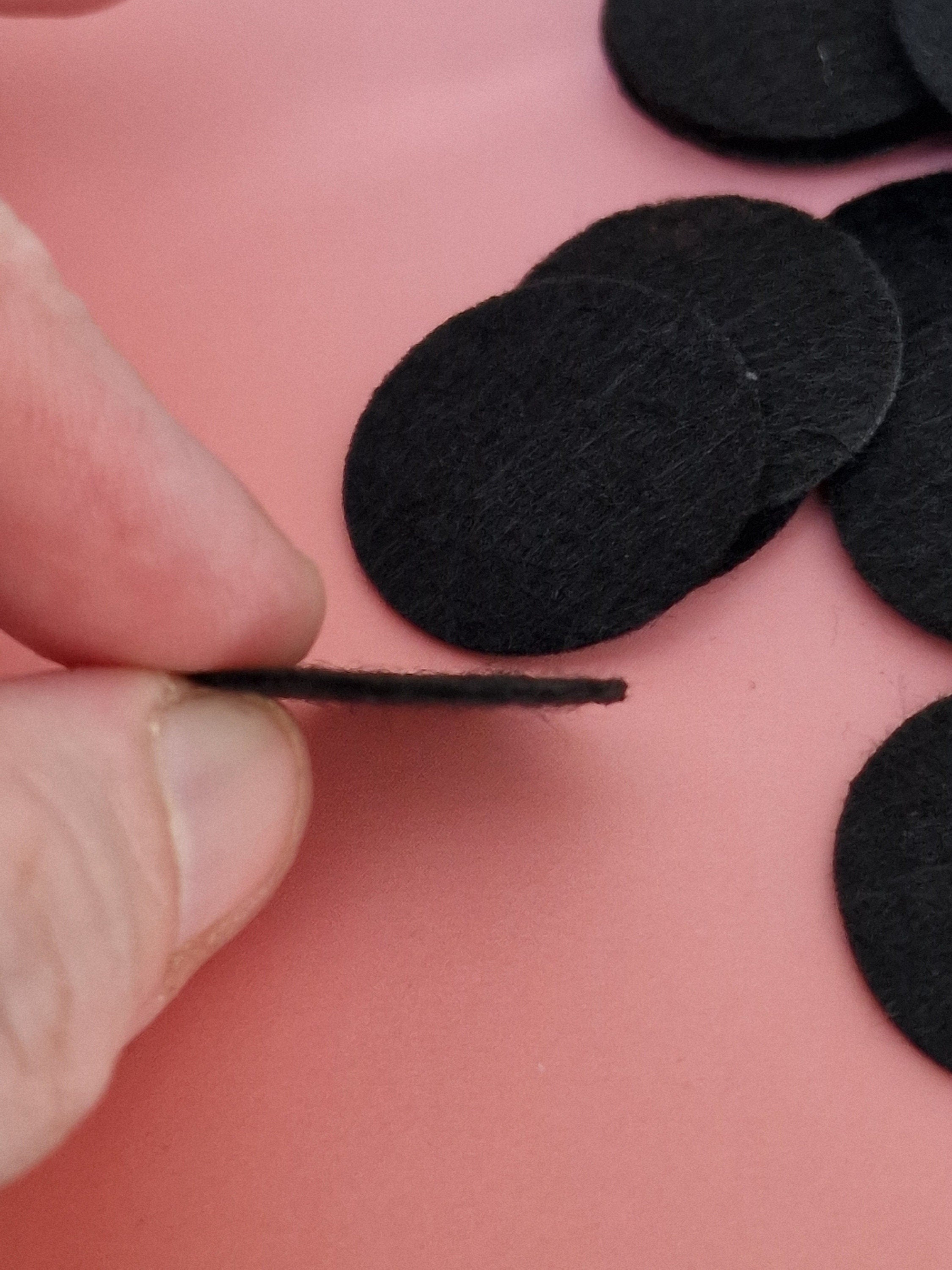 Felt Rounds Non Woven 35pcs Many Colours Available (15mm-50mm)