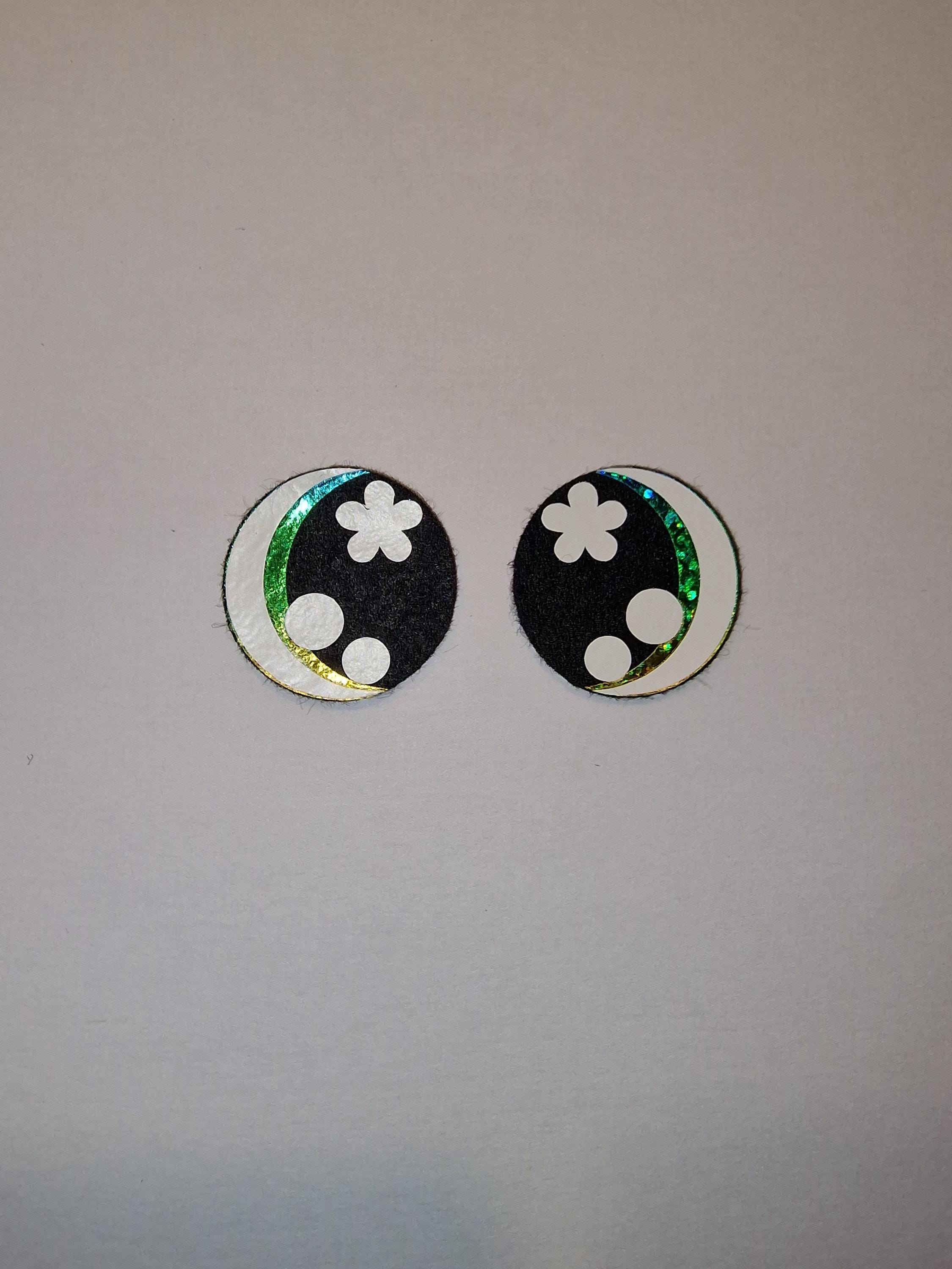 5 sets (10 eyes) Eyes Spring Styles Available Glitter/Holographic/Rainbow Ombre (30-40mm)