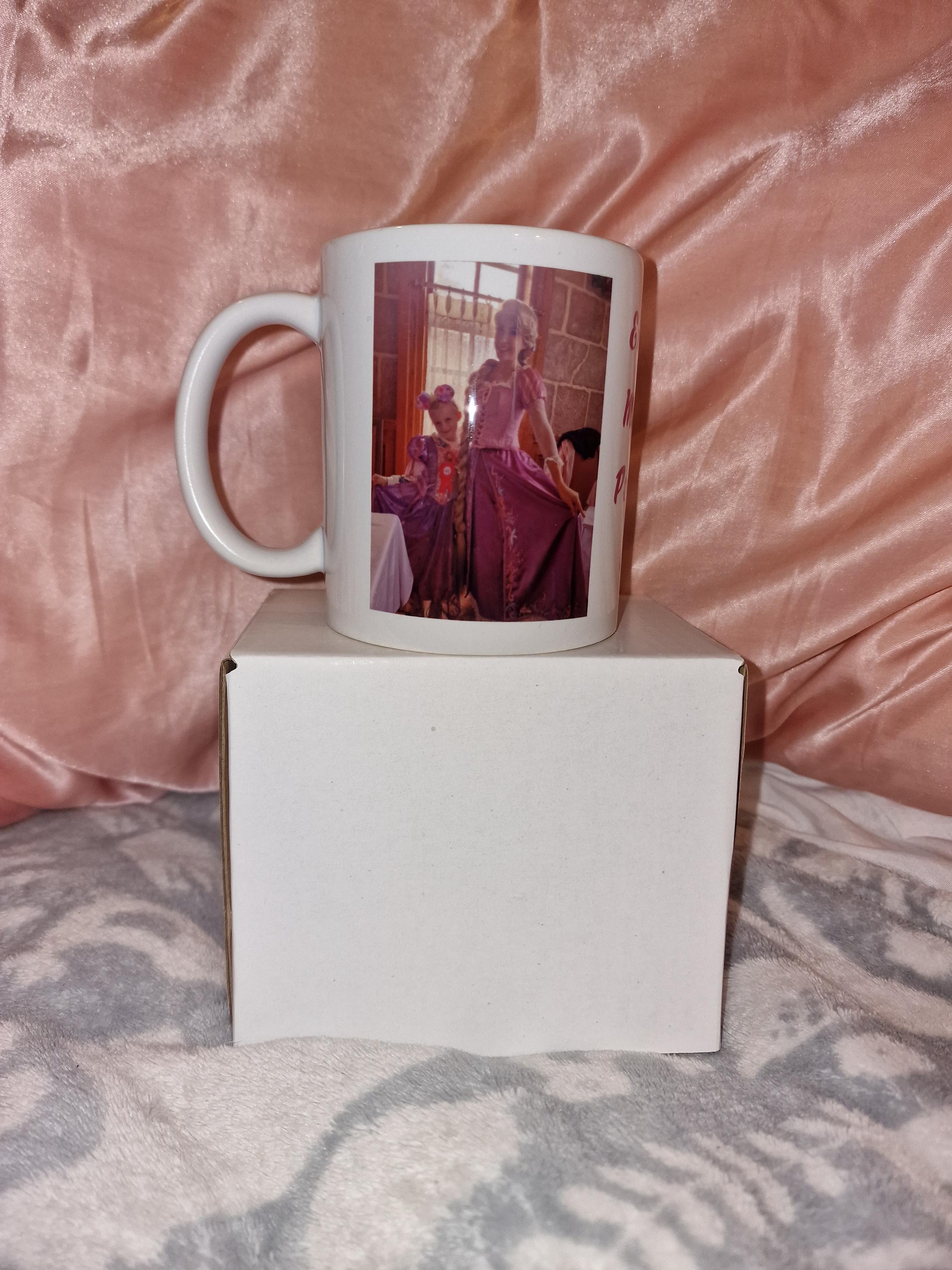 Your Choice Personalised 11oz Sublimated Mug Brand New and Boxed