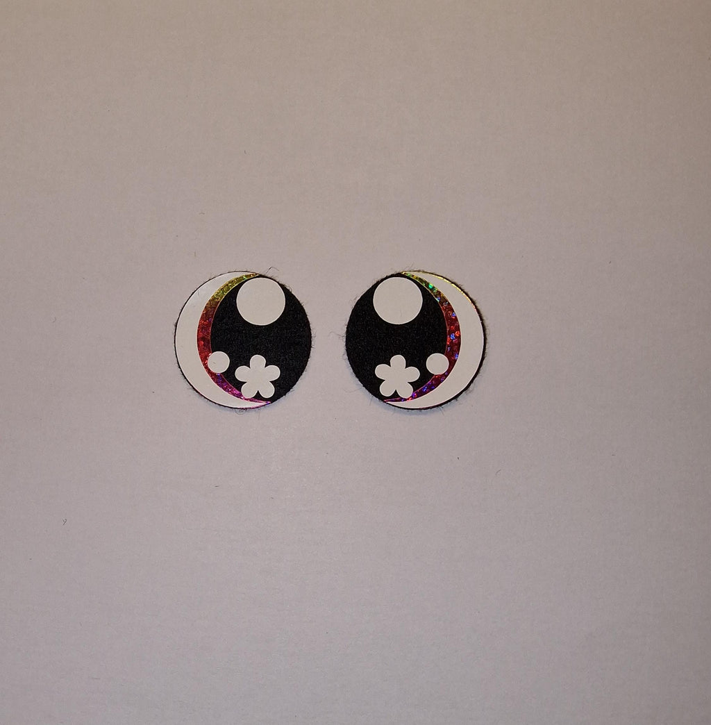 5 sets (10 eyes) Eyes Spring Styles Available Glitter/Holographic/Rainbow Ombre (30-40mm)