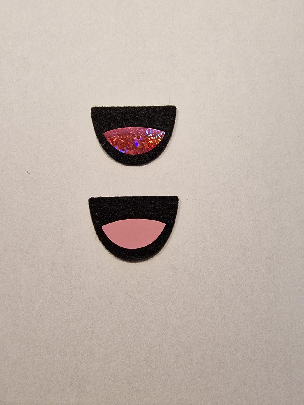 Set of 5 Felt and Vinyl Mouths Amigurumi Craft STYLE 3 (30-50mm)
