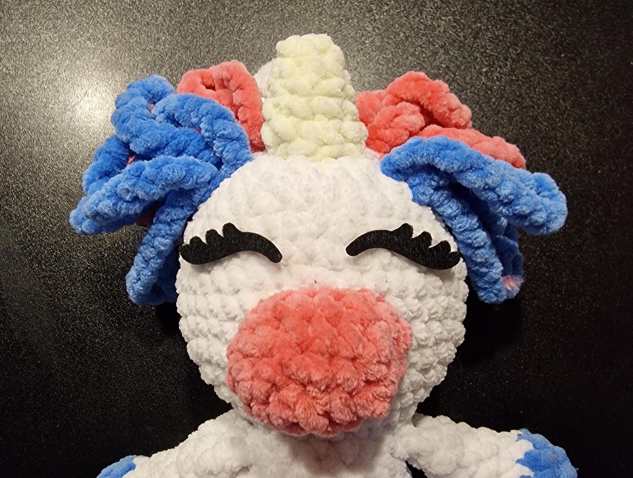 5 Set (10 lashes)  Lashes Unicorn/Doll/Amigurumi.  Various Styles. (1.5"-3")