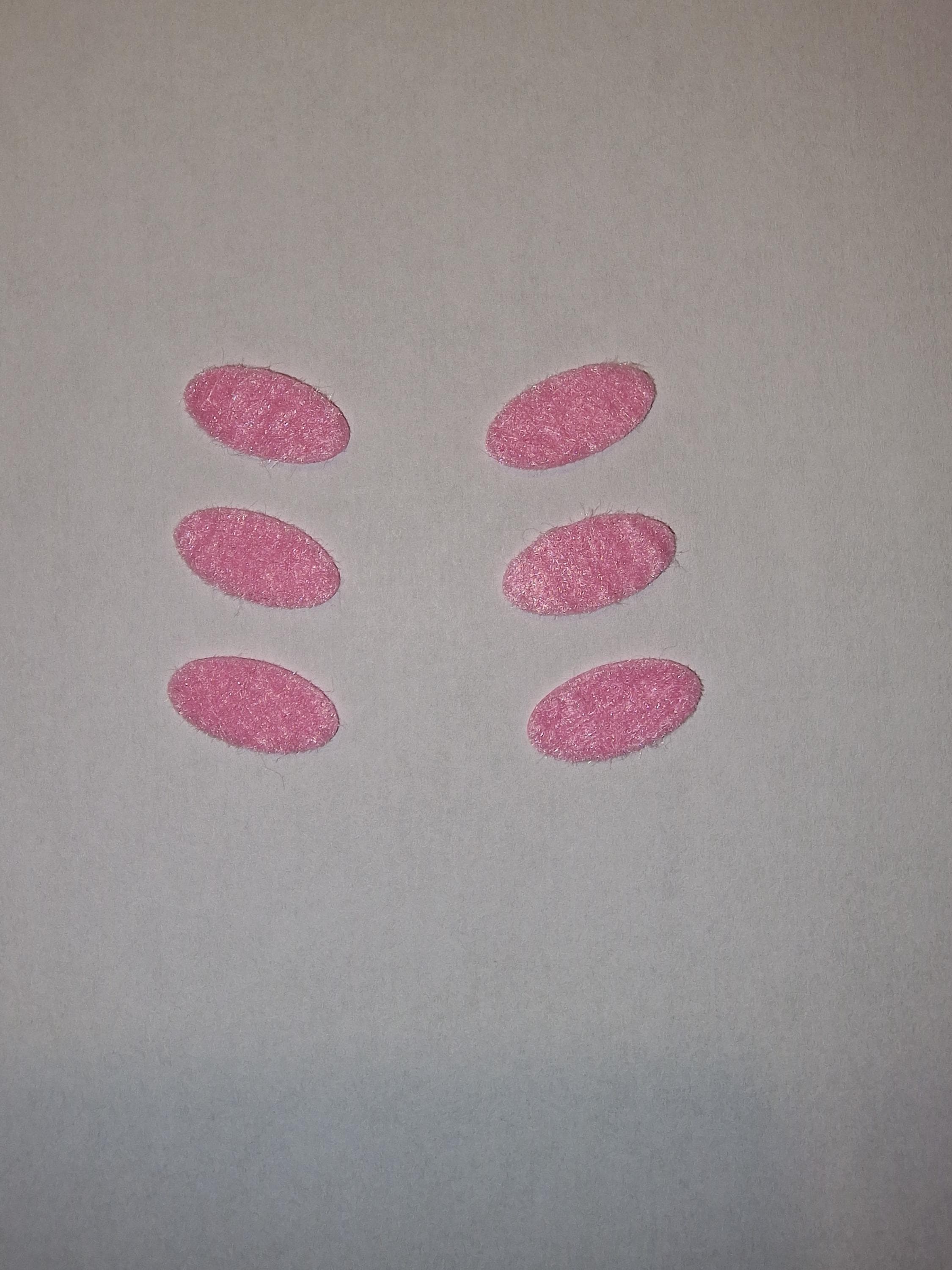 5 set (10pcs)  Pink Cheeks. Felt/Vinyl Eyes Amigurumi Craft (1cm-2cm)