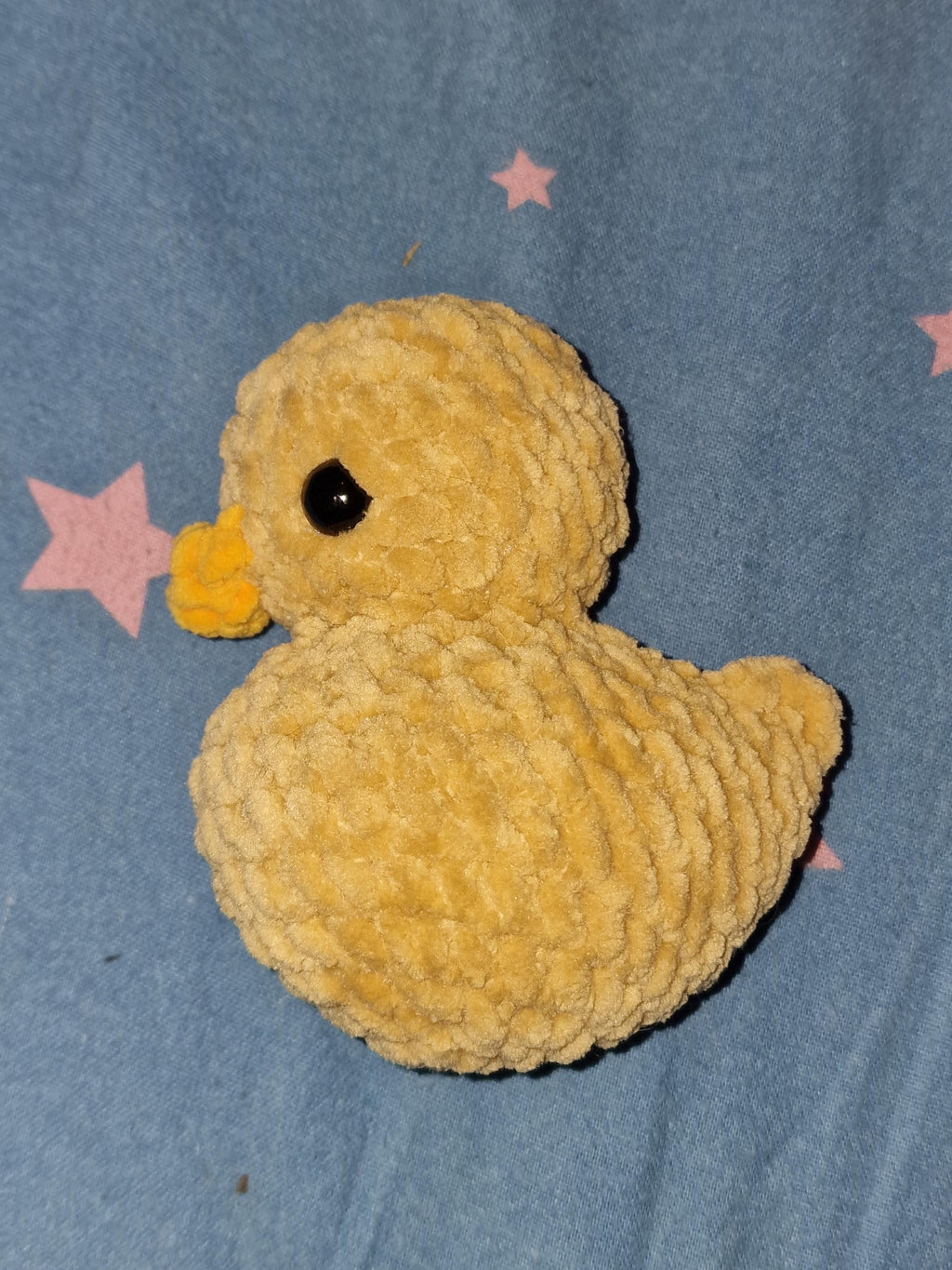 Crochet Chenille Duck Handmade Plush Toy Variety Colours Available