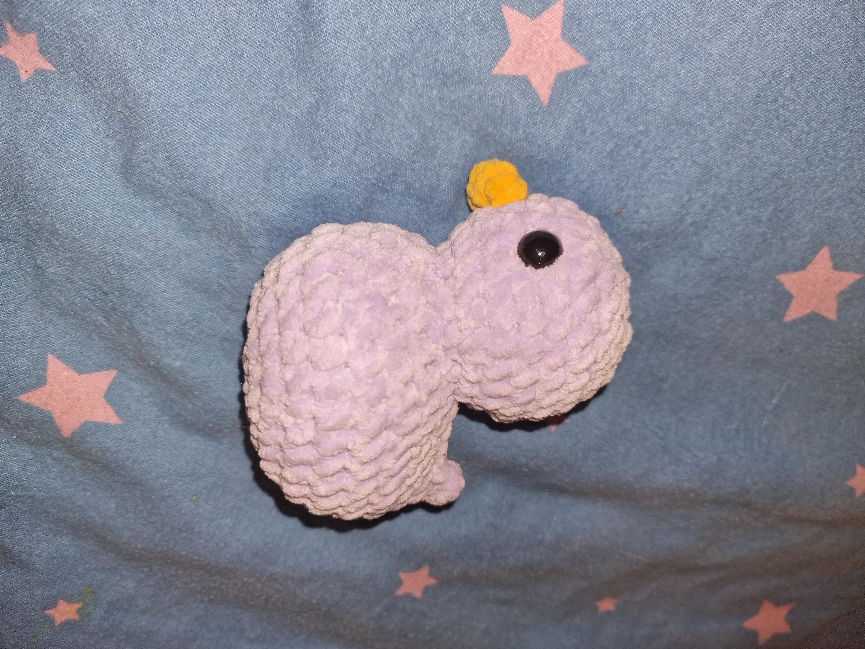 Crochet Chenille Duck Handmade Plush Toy Variety Colours Available